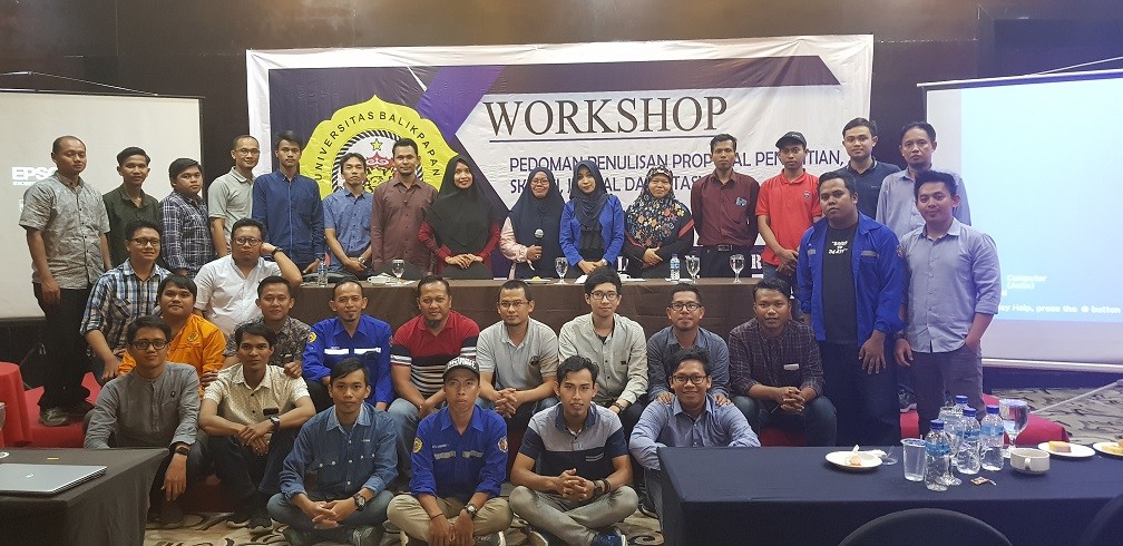 Workshop Pedoman Penulisan Proposal Penelitian, Skripsi, Jurnal & Sitasi TA (gelombang I) 2018-2019